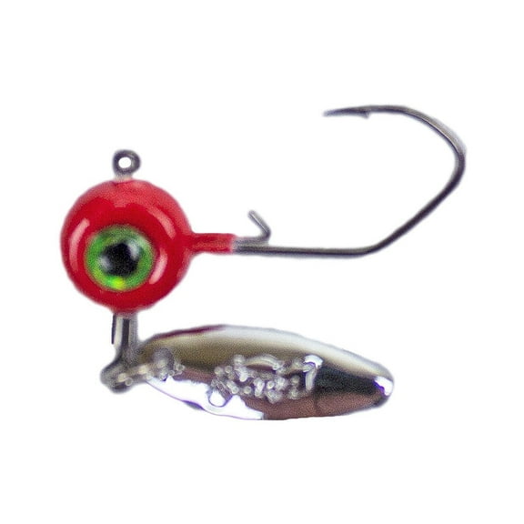 Jenko Fishing Slasher Spin Jig 1/4oz Swimbait Jighead Red