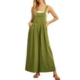 thumbnail image 3 of Cueply Women's Overalls Jumpsuits Casual Loose Adjustable Straps Wide Leg Long Pant with Pockets, 3 of 9