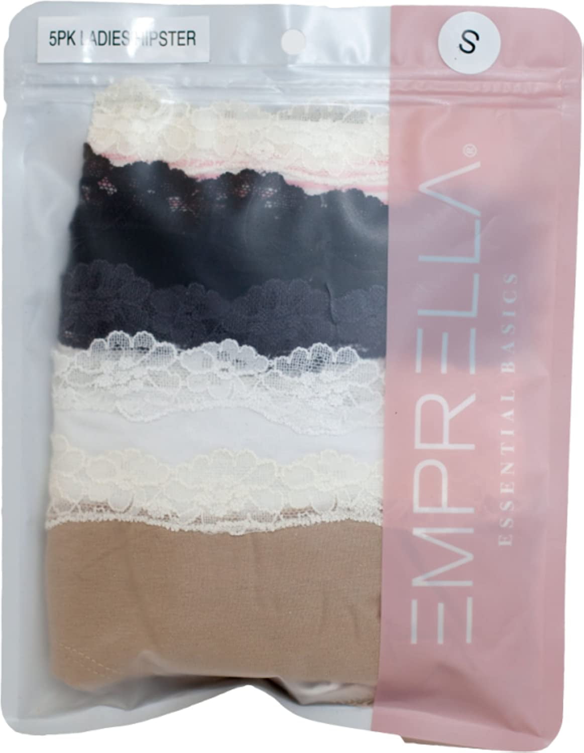 Emprella Women's Underwear Hipster Panties - 5 Pack Colors and Patterns May  Vary Small - 4X