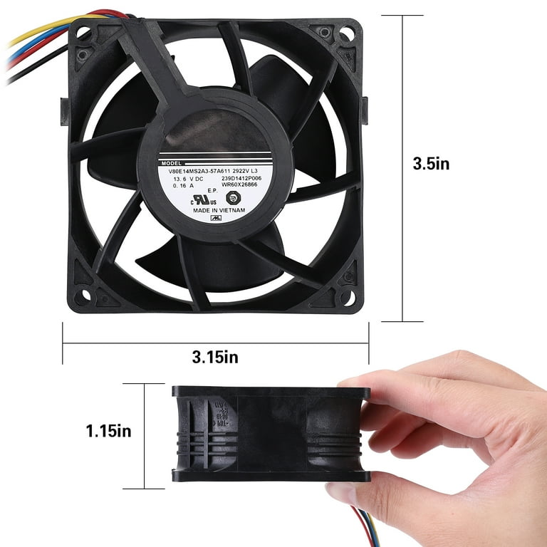 WR60X26866 Refrigerator Evaporator Fan Motor - Replaces WR60X1034 