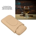 thumbnail image 4 of Leather Travel Humidor Cigar Box, Portable 3  Cedar Wood Leather Cigar Case With Cigar Accessories Gift, 4 of 8