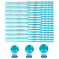 thumbnail image 3 of Pegatinas de strass Uxcell, gemas de strass autoadhesivas, pegatinas de brillo, azul agua, 3 of 6