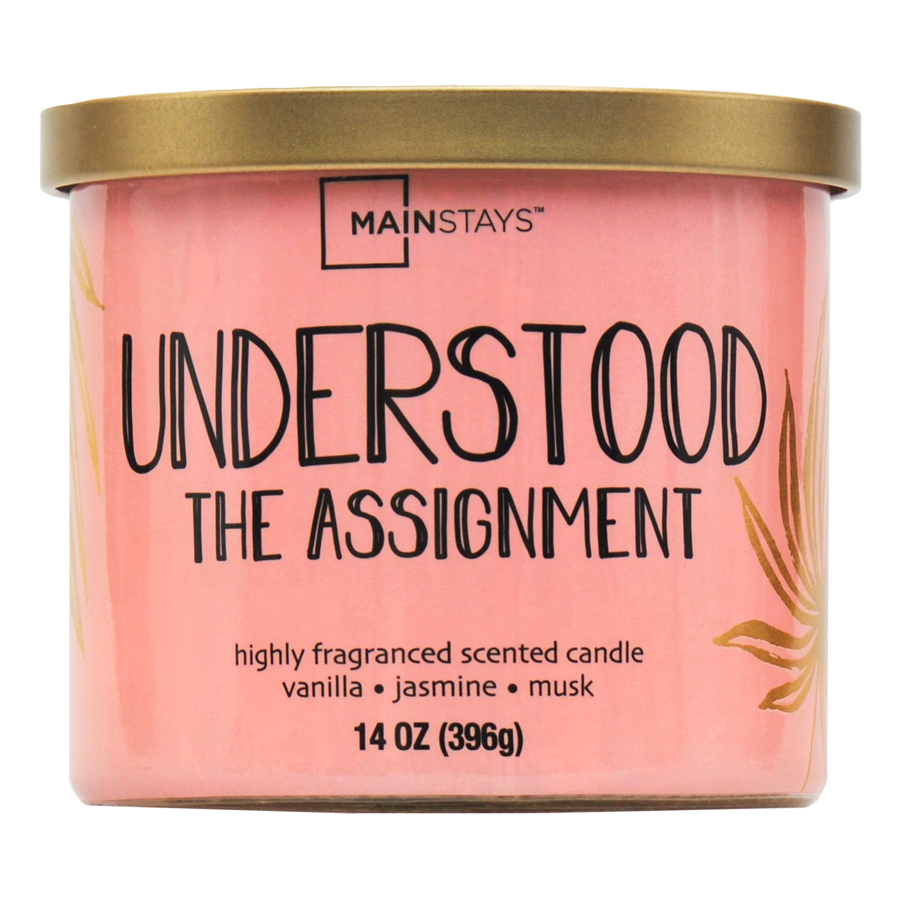 understood the assignment candle walmart