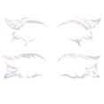 thumbnail image 1 of For Silver Face Sticker Waterproof Self Adhesive Makeup Decoration Face Glitter Sticker Jewels, 1 of 1