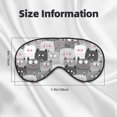 thumbnail image 4 of Uemuo Cats Group Pattern Sleep Eye Mask - Light Blocking Sleep Mask Blocking Out Light Perfectly, Soft and Comfortable Night Eye Mask, Eye Blinder, 4 of 7