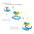 thumbnail image 4 of Andadera Mecedora Para Bebé D'bebé Rocking Pop Con Bastón Verde, 4 of 9