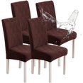 thumbnail image 1 of Waterproof Dining Chair Covers, Chair Covers for Dining Room, Stretch Chair Covers Parsons Chair Slipcover, Removable, Washable for Dining Room Kitchen Chair Protector Cover, 1 of 9