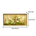thumbnail image 3 of EQWLJWE 5.1"x10.2" Shadow Box Frame Display Case with Light, 3D Picture Frame, Display Case Box for Memorabilia, Baby Items, Wedding Memories, Crafts, Tickets and Photos, 3 of 4