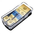 thumbnail image 1 of Portafusibles ANL de 2 VíAs, Bloque de DistribucióN de Fusibles de Cobre de Calibre 0/2/4 una Calibre 4/6/8 de 60 Amperios para Amplificador de Audio para AutomóVil, 1 of 5