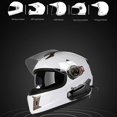 thumbnail image 3 of Motorcycle Helmet Bluetooth Headset Speaker Headset Compatible Full-Helmet, 3 of 5