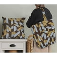 thumbnail image 5 of Soimoi Velvet Brown Fabric By the Yard - 54 Inch Wide -Geometric Material - Artistic and Modern Patterns for Various Uses Printed Fabric, 5 of 6