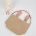 thumbnail image 5 of 1Pcs Easter Bunny Bag for Kids,Jute Baskets Bucket Bags with Rabbit Ears for Easter Eggs Hunting,Bunny Bucket Tote Bags Easter Decoration for Candy Gifts Storage, 5 of 7