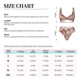 thumbnail image 4 of Kdxio Dragons1 Print Women's 2 Piece High Waisted Wrap Spaghetti Strap Summer Swimsuit Bikini Set-Medium, 4 of 7