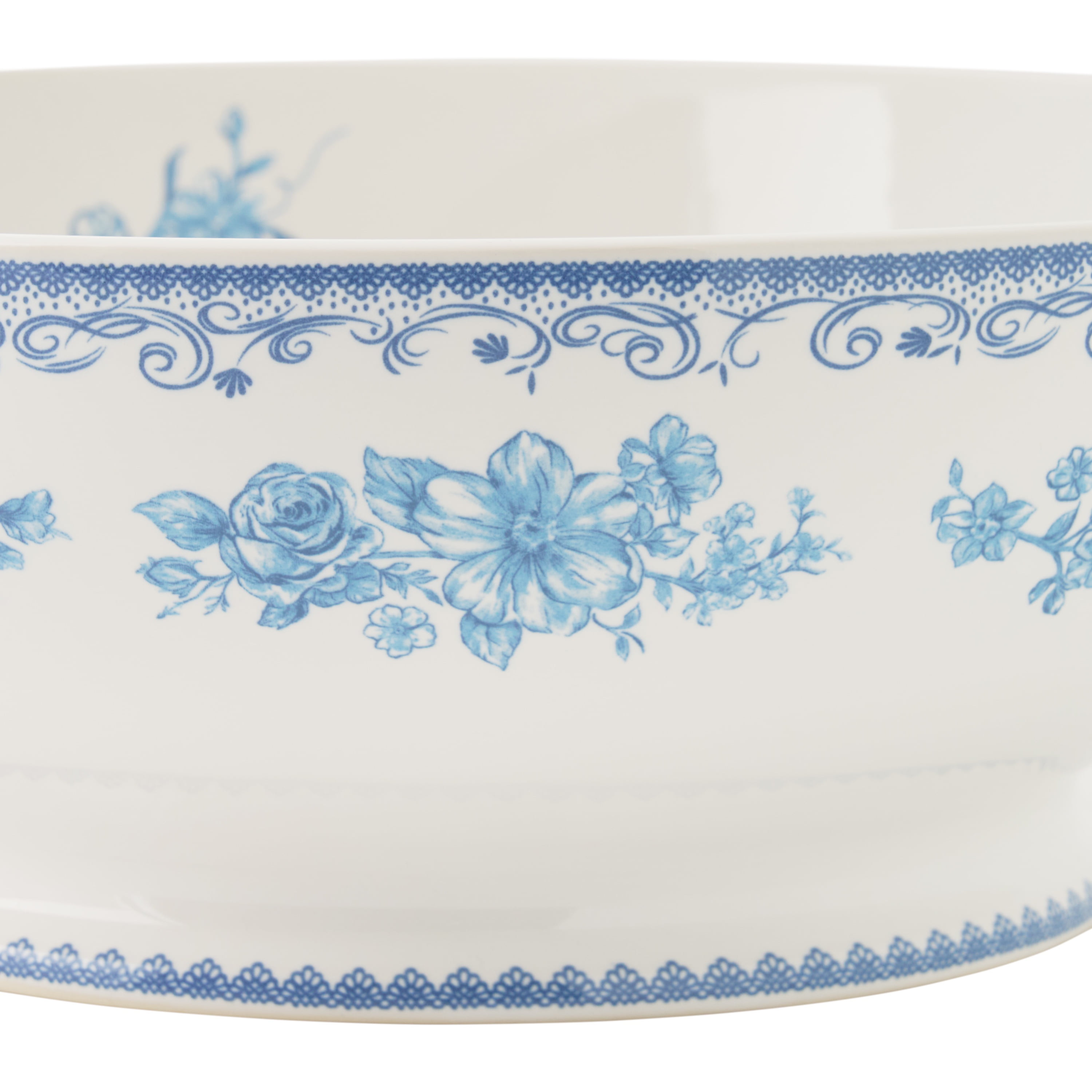 The Pioneer Woman Agatha Stoneware 11-inch Serving Bowl, Blue