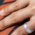 thumbnail image 6 of Men's Silicone Wedding Ring, Step Edge, with Breathable Grooves - 8mm Wide, 2.5mm Thick - 11, 6 of 6