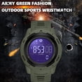 thumbnail image 2 of Men's Digital Watch Waterproof Pedometer Watches Sport Watch Step Counter Calorie Military Watch with Stopwatch Alarm LED Backlight Countdown, 2 of 7