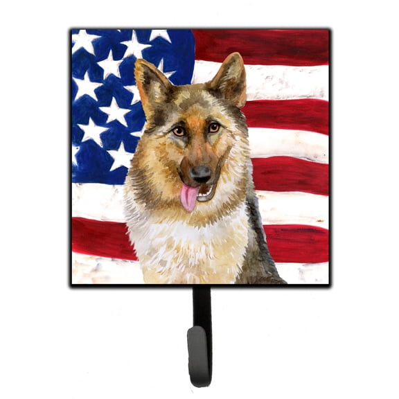 German Shepherd Patriotic Leash or Key Holder