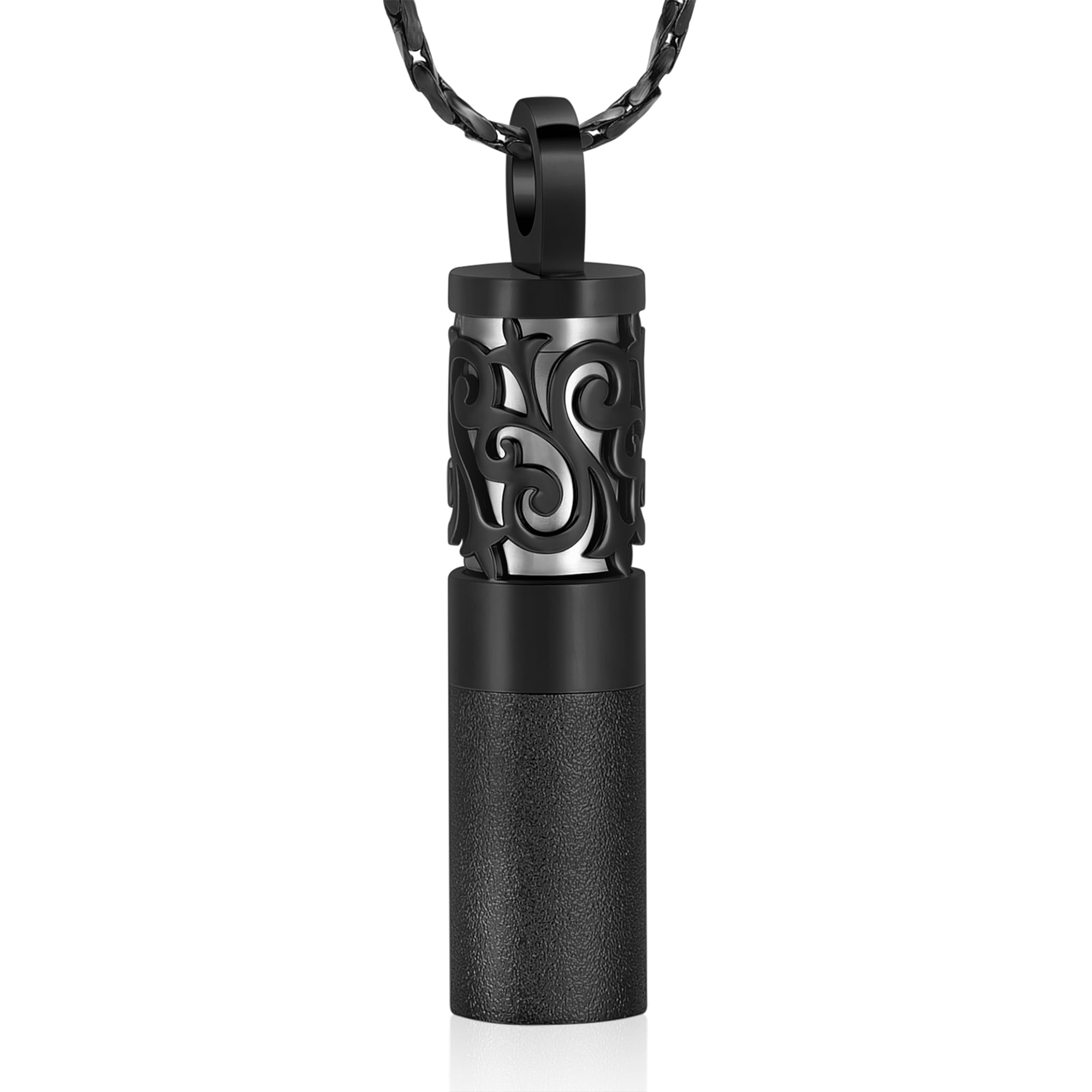 Cylinder Hollow Urn Necklace for Ashes Cremation Jewelry for Ashes ...