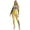 Yellow, variant on iiniim Women Race Car Driver Jumpsuits Halloween Cosplay Costume Long Sleeve Long Pants Checkerboard Rompers Black M
