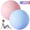 Pink & Blue, variant on Small Exercise Ball 2 Pack 8-10 Inch Mini Yoga Ball Anti-Burst Pilates Barre Fitness Ball