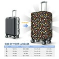 thumbnail image 4 of Rateoe cute insects Printed Luggage Cover, Suitcase Protector Fits 18-32 Inch Luggage-X-Large, 4 of 7