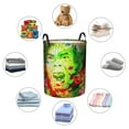 thumbnail image 7 of DouZhe Waterproof Collapsible Large Laundry Baskets, Cry Man Chaos Warning Prints Circular Hamper with Handles, 7 of 7