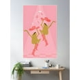 thumbnail image 2 of Dancing Queen | Cowboy Frog Poster Wall Art, Modern Wall Decor For Living Room Bedroom, 16x24 UNFRAMED, 2 of 3