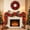 A, variant on JHRGJIO Christmas Hanging Decor, Artificial Rattan Vine with Red Flowers Indoor Accent Piece, Holiday Party Fireplace Mantel Tree Decoration for Home Display Setup