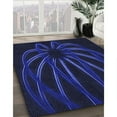 thumbnail image 2 of Ahgly Company Indoor Square Patterned Night Blue Area Rugs, 7' Square, 2 of 6