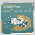 thumbnail image 6 of ZIYOULANG K87 Mechanical Keyboard, TKL 87 Keys Wireless 2.4GHz/Bluetooth 5.1/Wired Custom Coiled USB C Cable RGB Gaming Keyboard, Hot-Swappable Red Switch for PC PS5 PS4 Xbox one Mac Cherry MX, 6 of 13