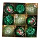thumbnail image 4 of 9x colgantes decorativos para colgar en el de Navidad con lazo colgante, adornos de bolas de Navidad para fiesta, boda, guirnalda, sala de estar Verde, 4 of 8