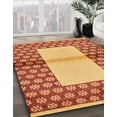 thumbnail image 2 of Ahgly Company Indoor Square Abstract Orange Abstract Area Rugs, 8' Square, 2 of 6