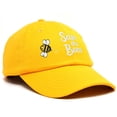thumbnail image 4 of DALIX Save The Bees Baseball Cap Dad Hat Embroidered Womens Girls in Gold, 4 of 6