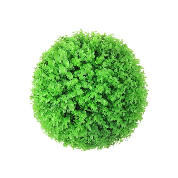 Multiple Sizes Artificial Boxwood Topiary Ball, Outdoor Garden Plant Sphere Decor for Porch Patio Balcony, Hanging or Potted Greenery for Home Display