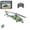 1 Battery, variant on 2.4GHz RC Helicopter Black Hawk 6CH Remote Control Aircraft With Optical Flow Positioning, Altitude Hold, LED Lights And Dual Speed Modes For Outdoor Flying- 2 Battery