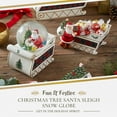 thumbnail image 2 of Spode Christmas Tree Santa Sleigh Winter Wonderland Snow Globe, Plays Soothing Music – Durable Dolomite, Personalized Collectible Holiday Gift & Great for Christmas, Weddings, Home Décor, 2 of 7