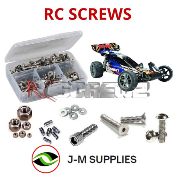 RCScrewZ Stainless Steel Screw Kit tra064 for Traxxas Bandit VXL TSM Ed. 24076-3 RC Car | SET