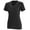Black, variant on Drop Ship Ladies Wicking Printed Polyester Short-Sleeve T-Shirt