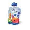 thumbnail image 2 of Plum Organics | Smoothie Mashups | Organic On-The-Go Squeeze Kids Snacks | Applesauce, Blueberry & Carrot | 3.17 Ounce Pouch (24 Total), 2 of 6