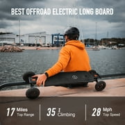 Maxfind Black All Terrain Electric Skateboards, 38