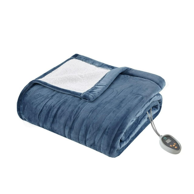 CC Plush Heated Blanket with Automatic Timer