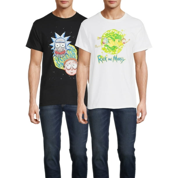 blue rick and morty shirt walmart