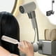thumbnail image 1 of Soporte giratorio para secador de pelo de 360 grados, altura ajustable, estante de almacenamiento sin perforaciones montado en la pared, organizador de baño autoadhesivo, negro, 7.48x4.33x3.94in, 1 of 5