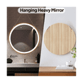 thumbnail image 3 of Adjustable Picture Hanging Wire 4PCS Mirror Frame Kit - Heavy Duty Stainless Steel Wire Rope 3 Meter x 1.5MM, 3 of 6