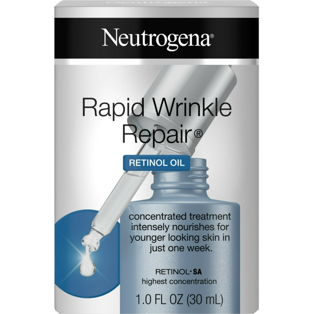 2 Pack Neutrogena Rapid Wrinkle Repair Retinol Oil with Concentrated