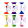 thumbnail image 4 of Shower Timer 2 Min Blue Sand No Battery Save Water Needed Tooth Brushing Timer Suction Cup Hourglass 6*2.5cm For Kids Brushing, 4 of 5