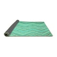 thumbnail image 2 of Ahgly Company Indoor Rectangle Southwestern Turquoise Blue Country Area Rugs, 3' x 5', 2 of 4