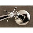 thumbnail image 4 of Kingston Brass KS3226BEX 6-Inch Adjustable Center Wall Mount Kitchen Faucet, Polished Nickel, 4 of 4