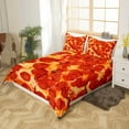 thumbnail image 3 of Erosebridal Pizza Duvet Cover King Adults,Realistic Funny Food Bedding Set Room Decor,Pepperoni Sausage Comforter Cover Novelty Gifts Pizza Bed Set 3Pcs, 3 of 4