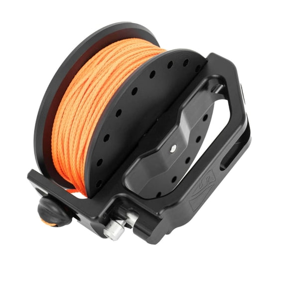 Dive Rite 400' Slide Lock 2 Reel,  #24 Orange line
